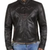 Brown@ Justice League Superman Brown Leather Jacket