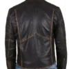 Brown@ Justice League Superman Brown Leather Jacket Back