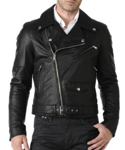 Brown@kaelith-black-belted-cafe-racer-leather-jacket