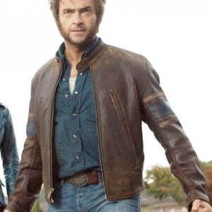 Brown@X-Men-3-Wolverine-Hugh-Jackman-Leather-Jacket
