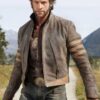 Brown@X-Men-Origins-Wolverine-Brown-Vintage-Leather-Jacket
