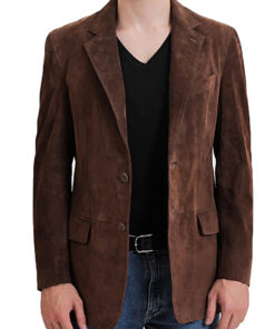 Suede-Brown@Qalira-Brown-Suede-Blazer