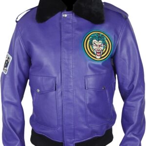 Purple@Joker-Purple-Halloween-Bomber-Leather-Jacket