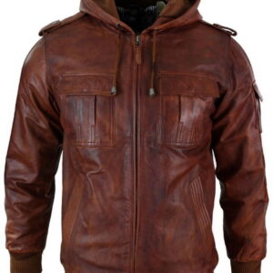 Brown@levitix-brown-hooded-bomber-leather-jacket