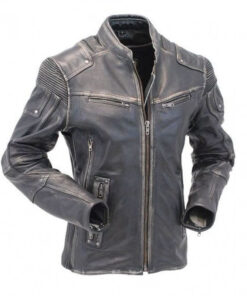 Gray@Mens-Gray-Distressed-Leather-Jacket