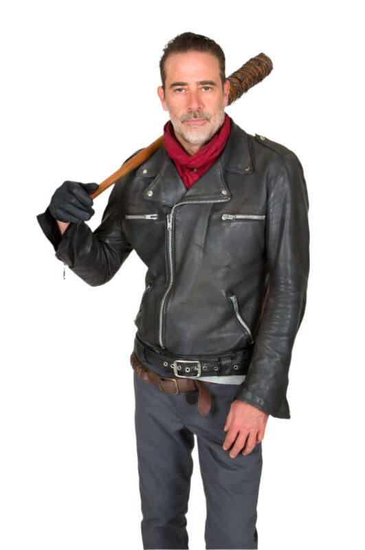 Back@NEGAN-Leather-Jacket