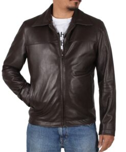 Brown@pinnara-brown-aviator-leather-jacket