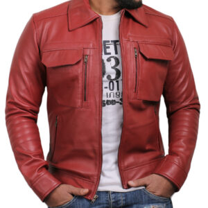 Maroon@quantara-maroon-aviator-leather-jacket