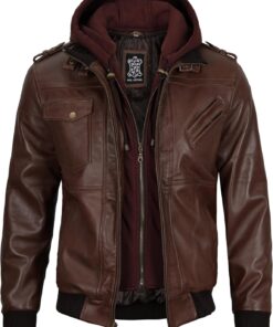 Brown@rynara-hooded-brown-cafe-racer-leather-jacket