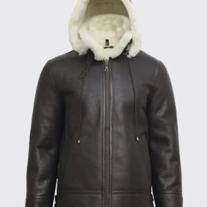 Black@seranix-black-hooded-aviator-leather-jacket