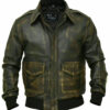 Distressed Black@stellarix-distressed-black-aviator-leather-jacket