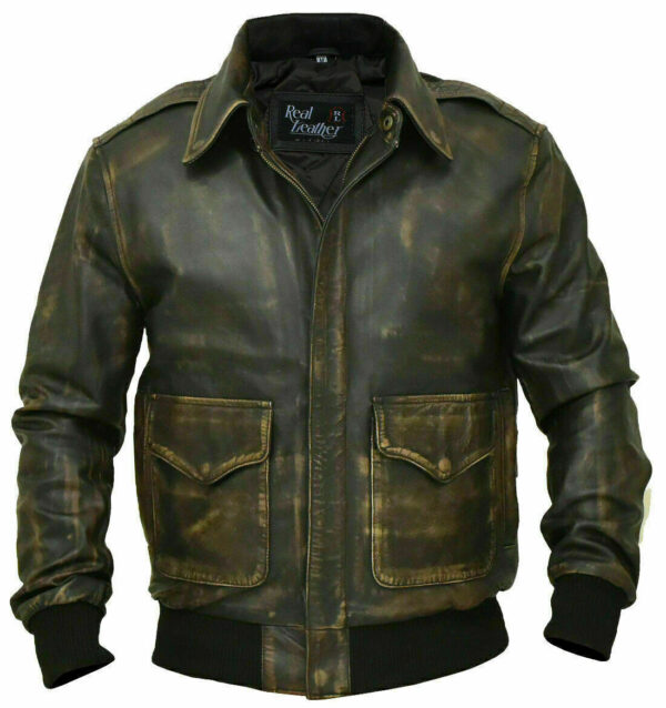 Distressed Black@stellarix-distressed-black-aviator-leather-jacket