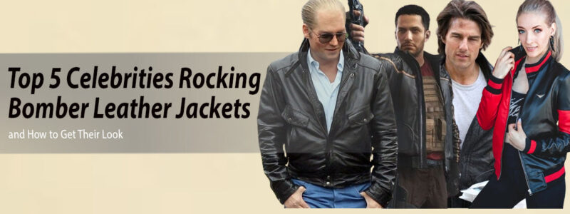 Top 5 Celebrities Rocking Bomber Leather Jackets