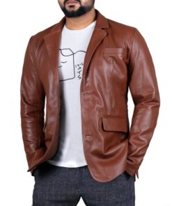 TAN@Uloria-Tan-Leather-Blazer