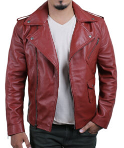 Maroon@zyrara-maroon-double-rider-leather-jacket