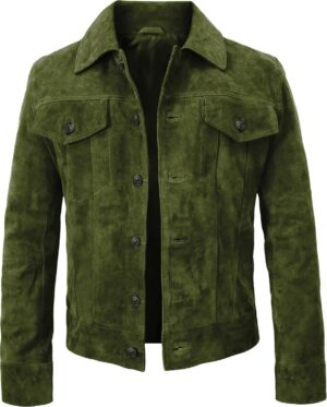 Green@Yloria-Green-Suede-Leather-Jacket-image2