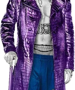 jared leto joker purple coat