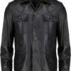 Black@qynith-motorcycle-inspired-long-leather-coat