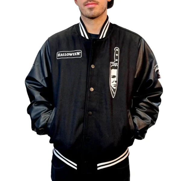 Michael Myers Halloween Black Varsity Jacket