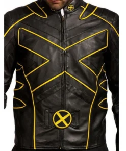 Alternative view of Wolverine X-Men The Last Stand Black Leather Jacket