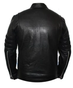 Alternative view of X-Men Origins Black Wolverine Real Leather Jacket