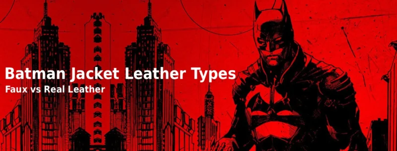 Batman Jacket Leather Types: Faux vs Real Leather