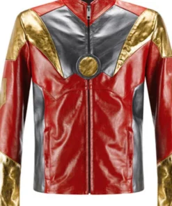 Classic Halloween Iron Man Leather Jacket