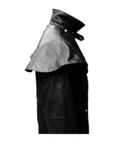 Alternative view of Eric Full Length Black Real Leather Duster Coat