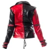 Harley Quinn Heartless Asylum Leather Jacket