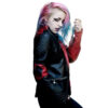 Harley-Quinn-Live-Fast-Die-Clown-Leather-Jacket-Side