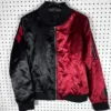 Harley Quinn The Batman Bomber Leather Jacket