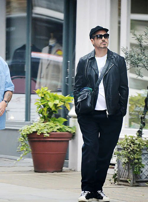 Robert Downey Jr. Iron Man Leather Jacket