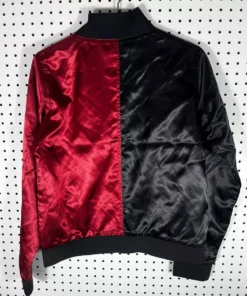The Batman Harley Quinn Bomber Leather Jacket