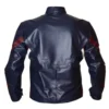 The First Avenger Captain America Leather Jacket Back