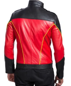 Alternative view of Tim Drake Batman Robin Leather Jacket