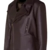 captain america brown leather jacket