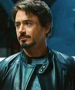iron man 1 tony stark leather jacket