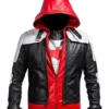 Black-White-Red - Costume@red-hood-jacket-arkham-knight