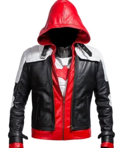 Black-White-Red - Costume@red-hood-jacket-arkham-knight