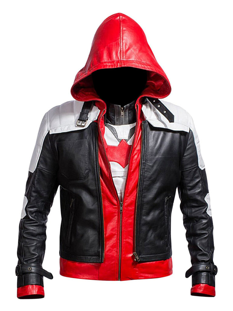 Arkham Red Hood Batman Leather Jacket & Costume