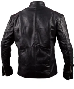 Black@ smallville black leather jacket