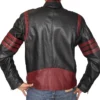 wolverine leather jacket black and red