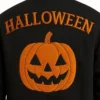 Halloween-Pumpkin-Embroidered-Black-Wool-Bomber-Jacket-For-Mens