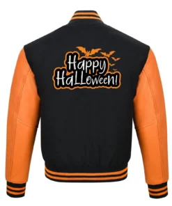 Happy Halloween College Style Unisex Varsity Jacket